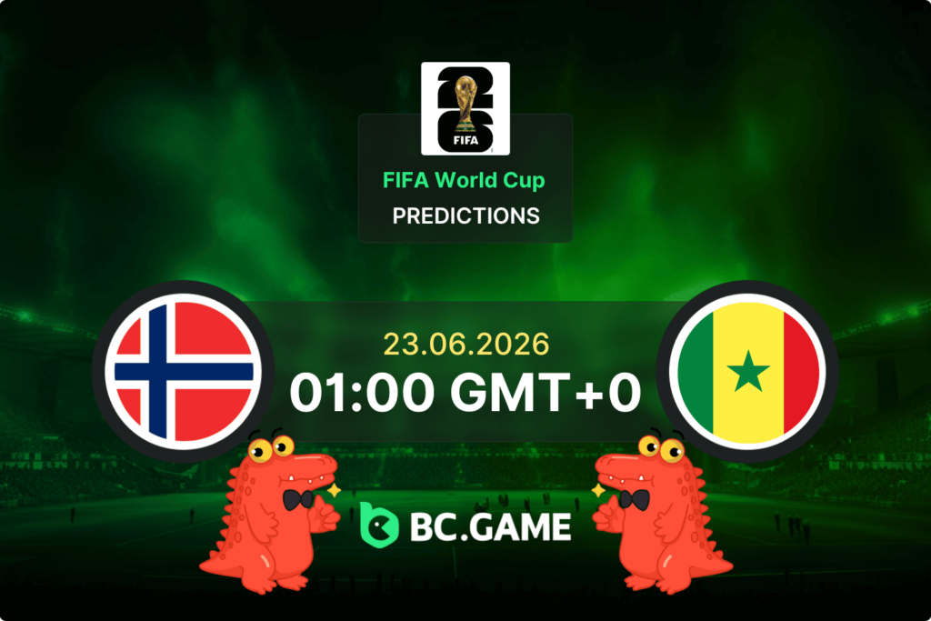 Match prediction for the Norway vs Senegal game at FIFA World Cup 2026