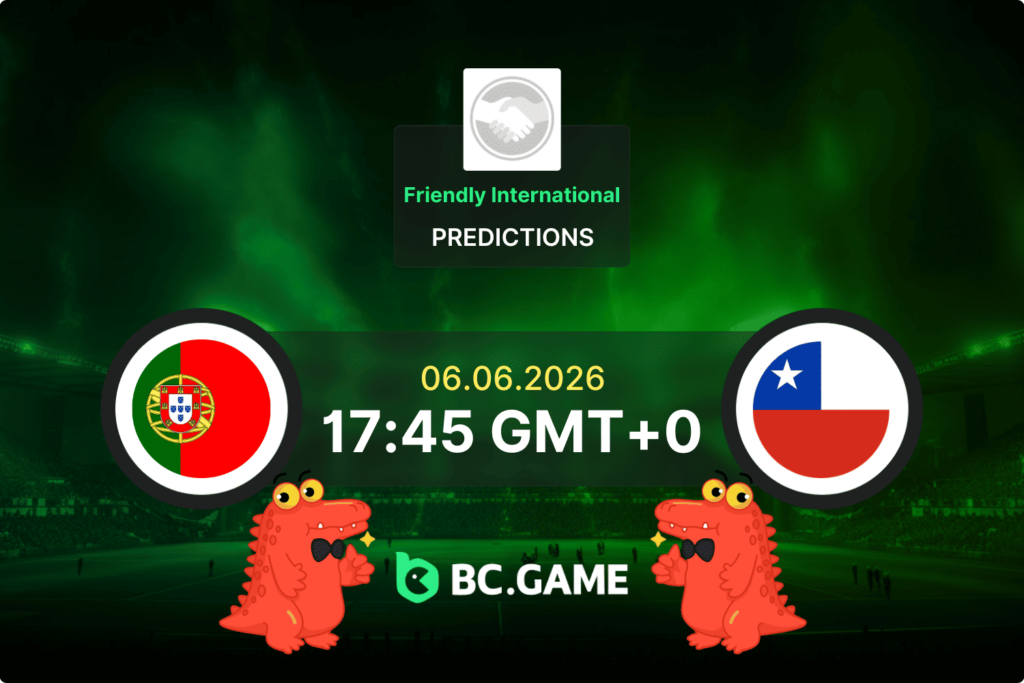 Match prediction for the Portugal vs Chile game at Friendly International 2026.