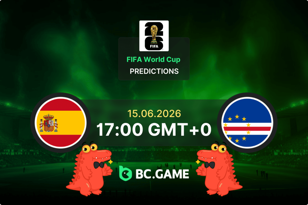 Match prediction for the Spain vs Cape Verde game at FIFA World Cup 2026