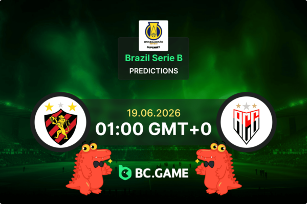 Sport Recife vs Atletico GO (1:1): Brazil Serie B 19/06/2026