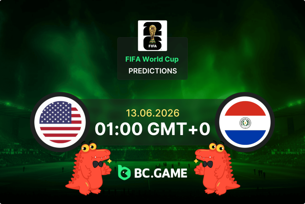 Match prediction for the USA vs Paraguay game at World Cup 2026.