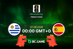 Uruguay vs Spain Prediction, Odds & Betting Tips – FIFA World Cup 2026 27/06/2026
