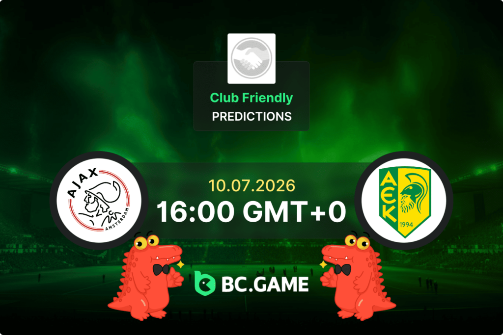 Match prediction for the Ajax vs AEK Larnaca game at Club Friendly 2026.