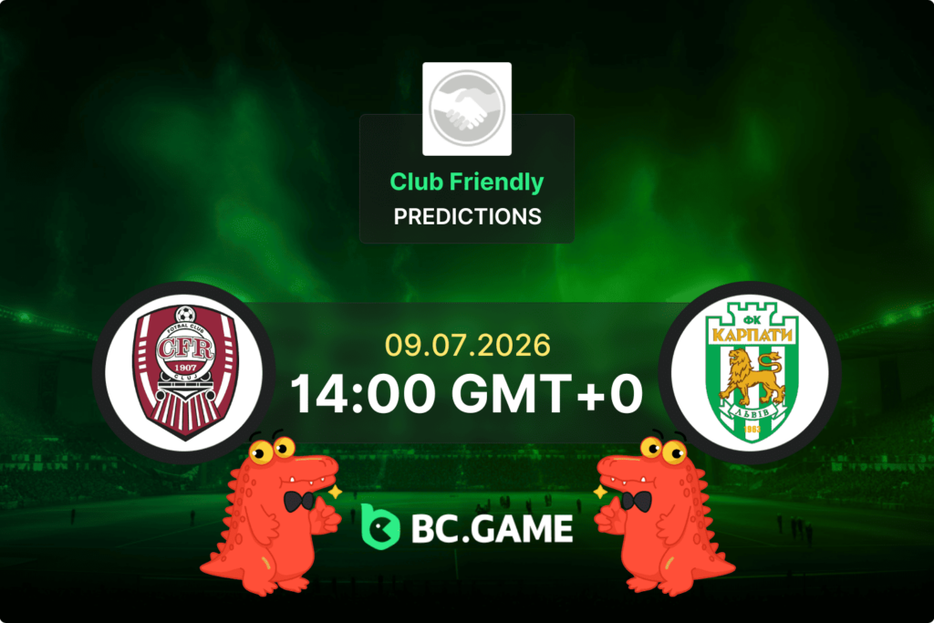 Match prediction for the CFR 1907 Cluj vs Karpaty Lviv game at Club Friendly 2026.