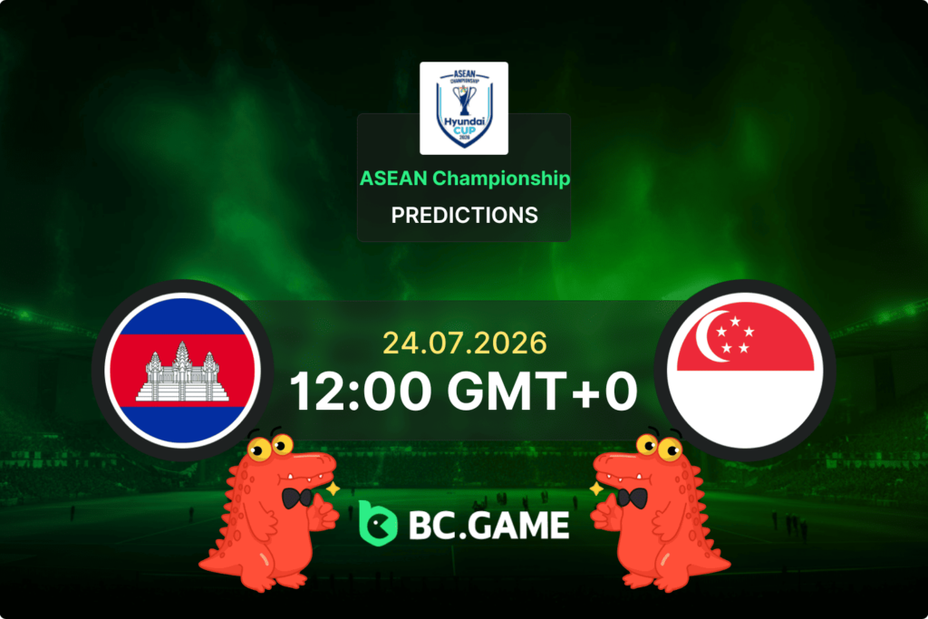 Cambodia vs Singapore prediction for the ASEAN Championship match
