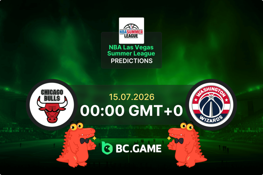 Pronóstico del partido Chicago Bulls vs Washington Wizards NBA Las Vegas Summer League 15/07/2026