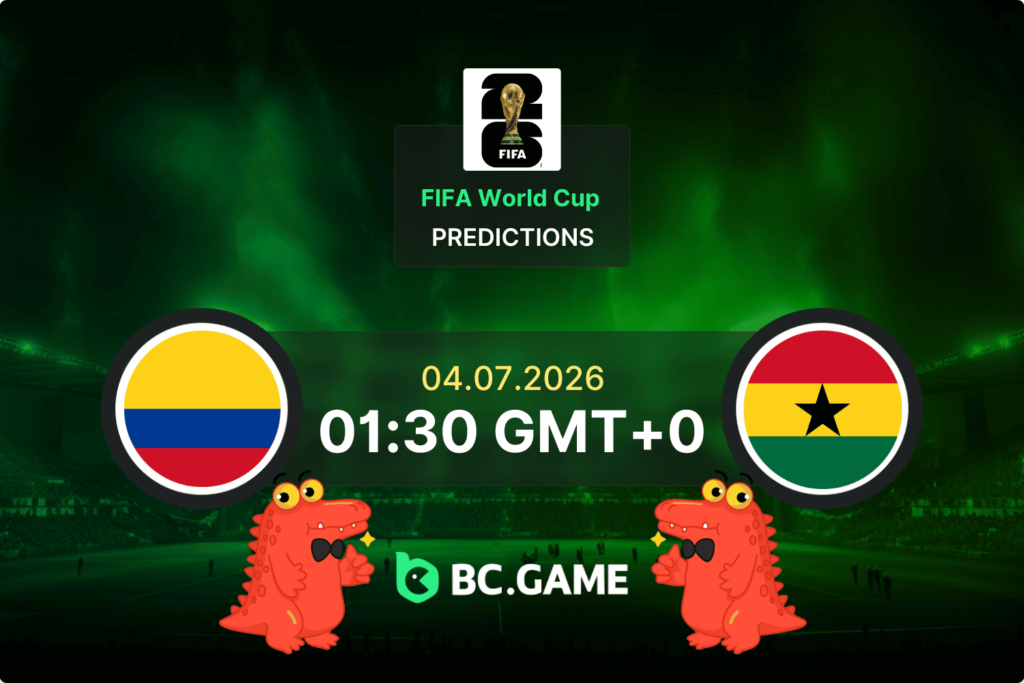 Colombia vs Ghana Prediction, Odds & Betting Tips – FIFA World Cup 2026 04/07/2026