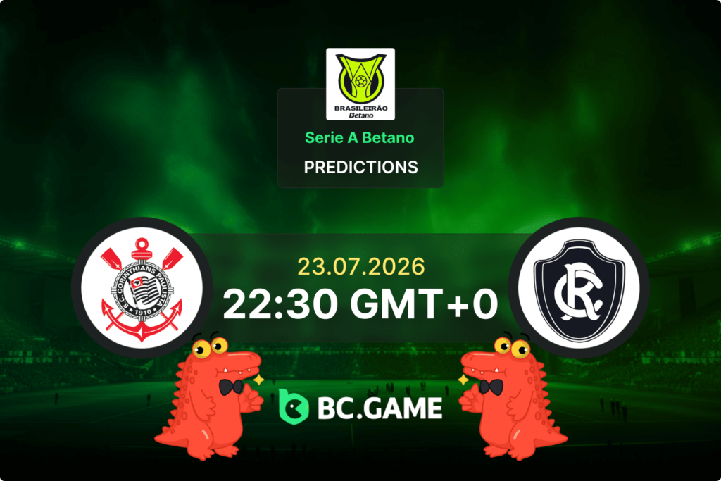 Corinthians vs Remo prediction for the Serie A Betano match
