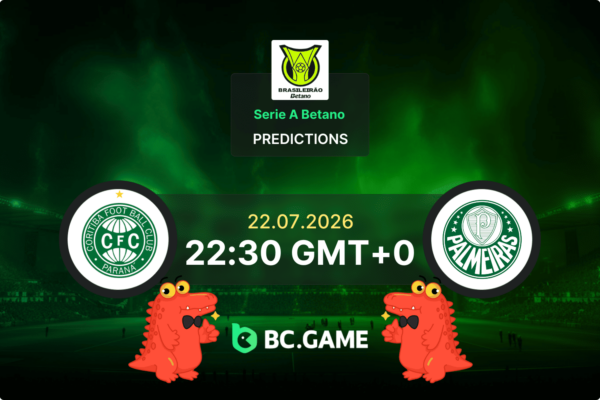 Coritiba vs Palmeiras (1:3): Serie A Betano 22/07/2026