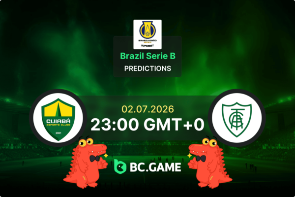 Cuiabá vs América Mineiro (1:0): Brasileirão Série B 02/07/2026