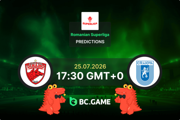Dinamo Bucuresti vs Universitatea Craiova (5:1): Superliga 25/07/2026