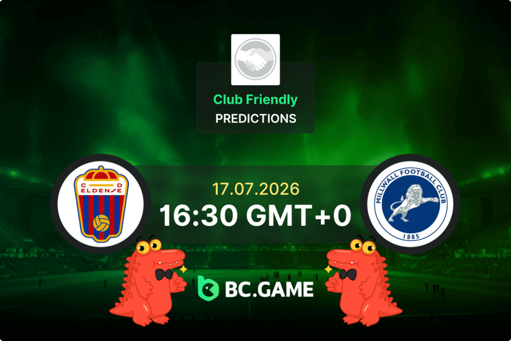 Match prediction for the CD Eldense vs Millwall game at Club Friendly 2026.