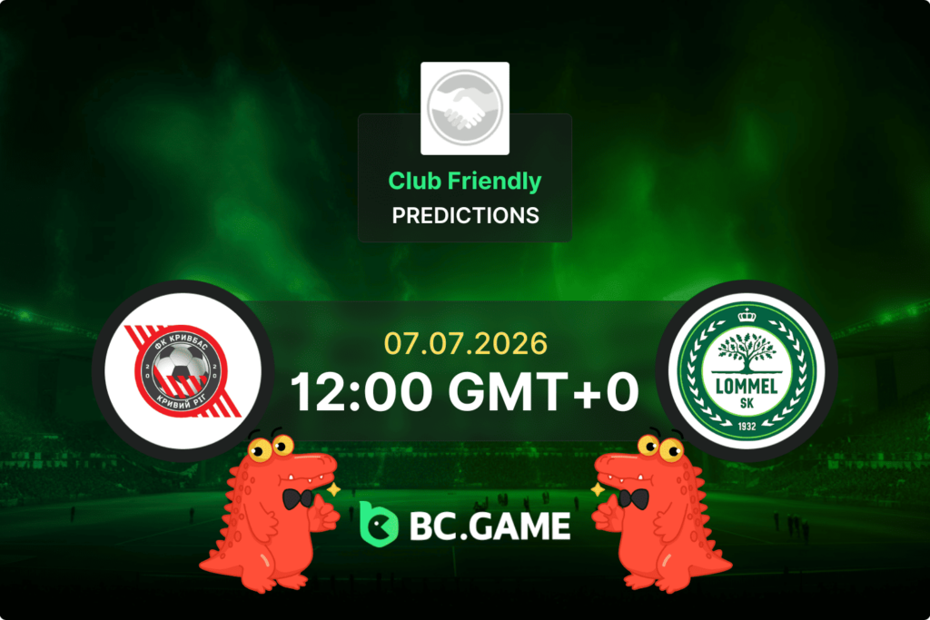 Match prediction for the FC Kryvbas vs Lommel SK game at Club Friendly 2026.