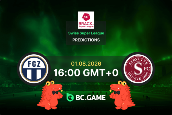 FC Zürich vs Servette FC Prediction, Odds & Betting Tips – Swiss Super League 01/08/2026