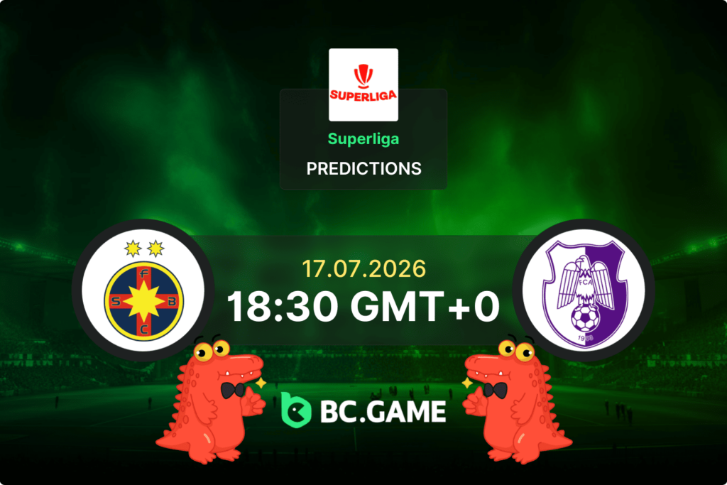 Match prediction for the FCSB vs FC Argeș game at Romanian Superliga 2026.