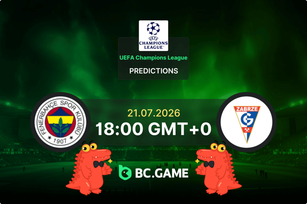 UEFA Champions League qualification match preview between Fenerbahce and Gornik Zabrze at Sukru Saracoglu Stadium.