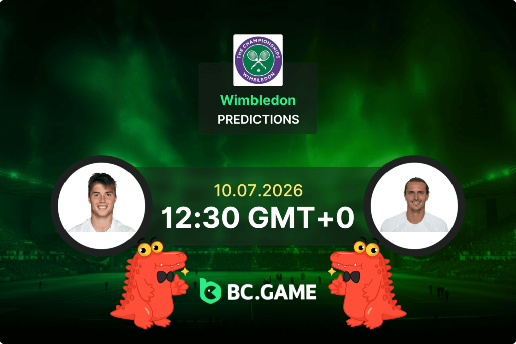 Match prediction for the Arthur Fery vs Alexander Zverev game at Wimbledon 2026