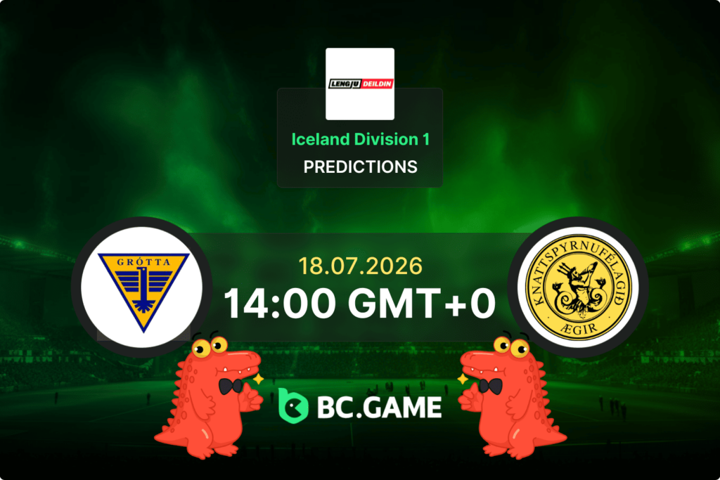 Match prediction for the Grotta vs Aegir game at Iceland Division 1 2026.
