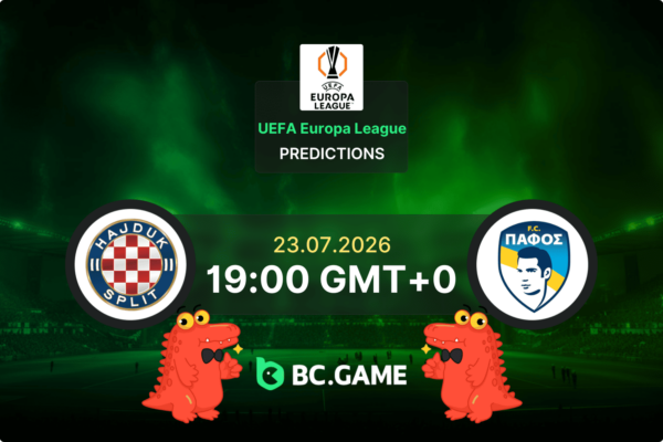 Hajduk Split vs Pafos (2:0): UEFA Europa League Qualification 23/07/2026