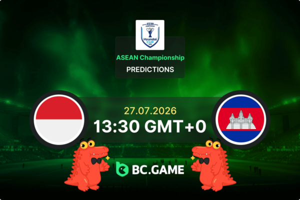 Indonesia vs Cambodia (5:1): ASEAN Championship 27/07/2026