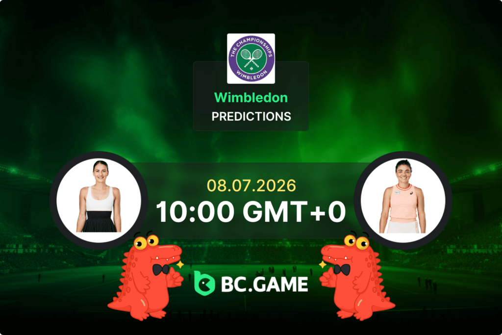 Match prediction for the Kostyuk vs Paolini game at Wimbledon 2026