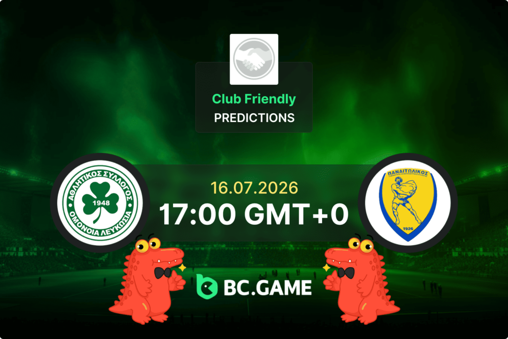 Omonia vs Panetolikos pre-season friendly prediction 16/07/2026