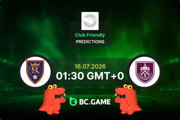 Real Salt Lake vs Burnley Prediction, Odds & Betting Tips – Friendly 16/07/2026