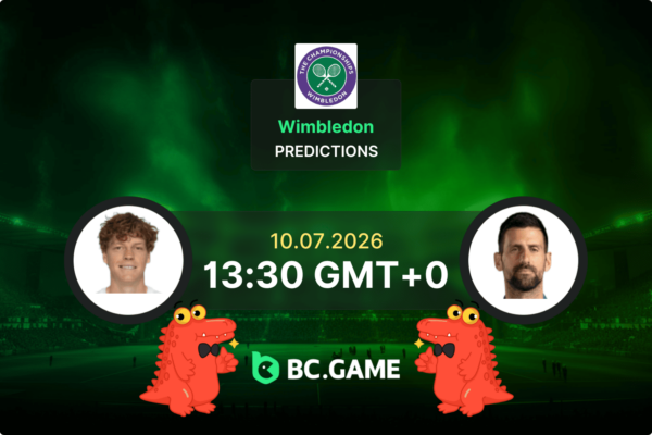 Jannik Sinner vs Novak Djokovic (3:0): Wimbledon 10/07/2026