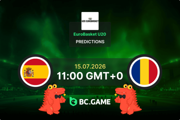 Spain U20 vs Romania U20 (77:59): EuroBasket U20 15/07/2026