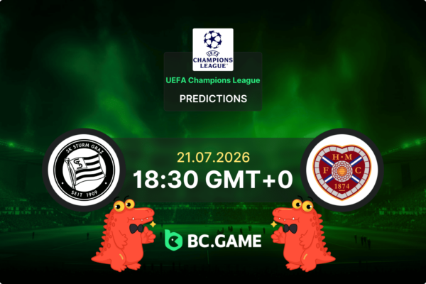 Sturm Graz vs Heart of Midlothian (4:0): UEFA Champions League Qualification 21/07/2026