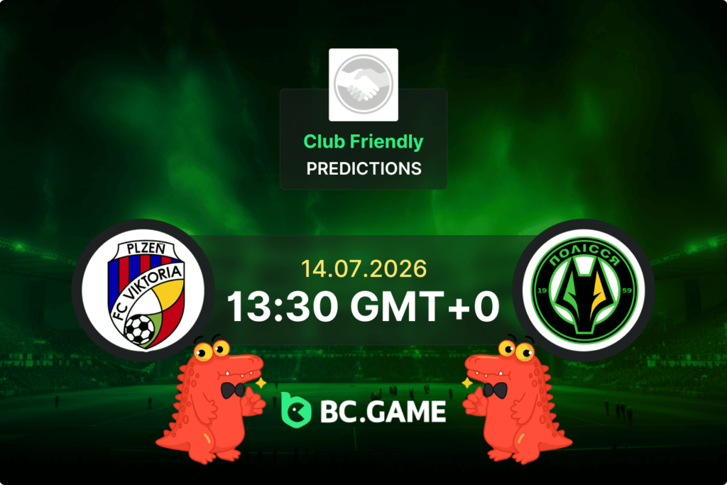 Match prediction for the Viktoria Plzen vs Polissya Zhytomyr game at Club Friendly 2026.