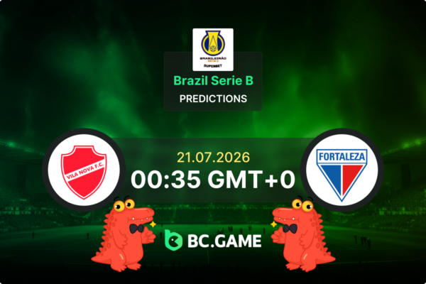 Vila Nova vs Fortaleza (2:1): Brasileirao Serie B 22/07/2026