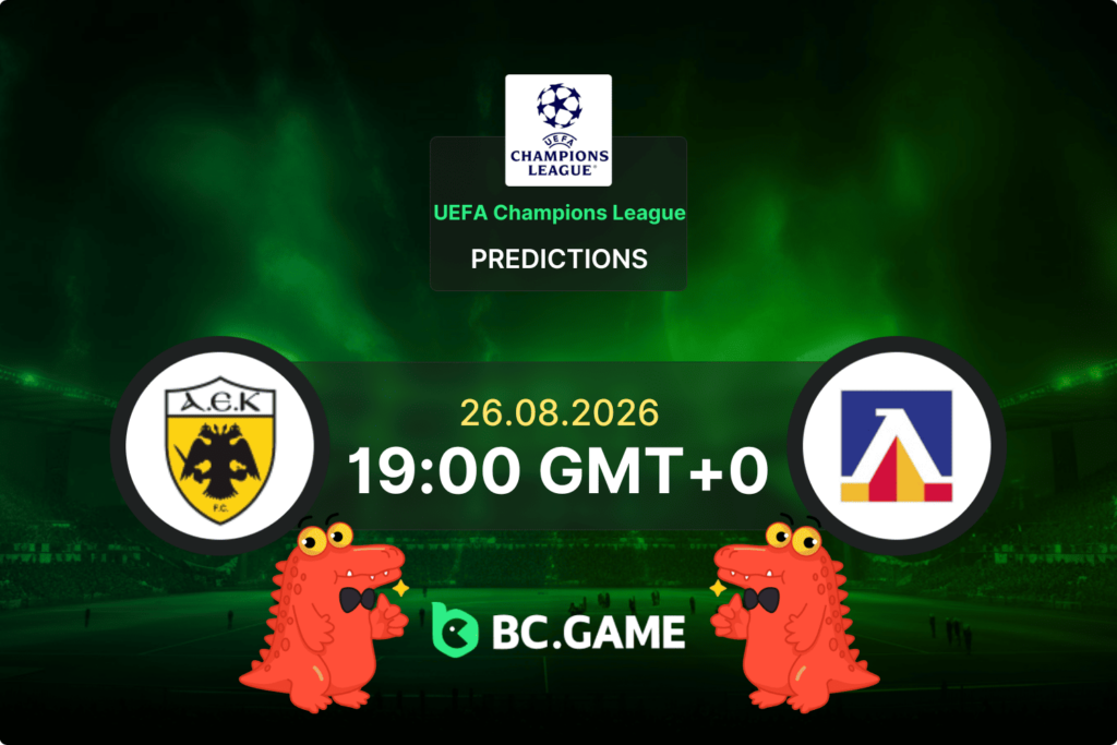 AEK Athens vs Levski Sofia prediction - Champions League Qualification Final - 26 August 2026