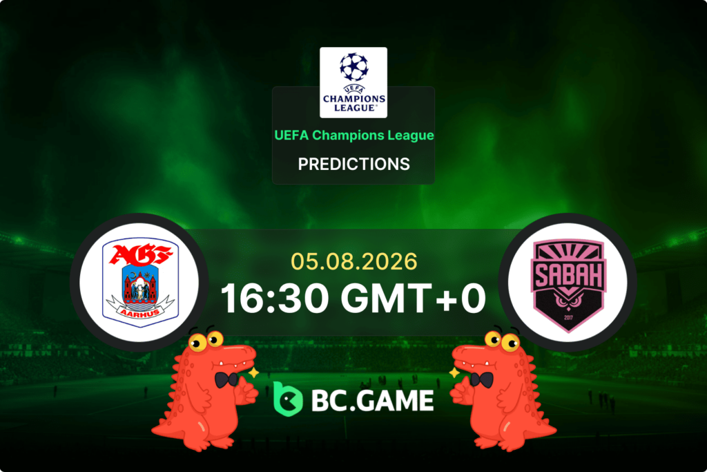 Match prediction for the AGF vs Sabah FK game at UEFA Champions League Qualification 2026.