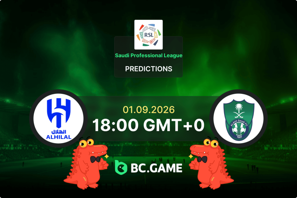 Match prediction for the Al Hilal vs Al Ahli game at Saudi Professional League 2026.