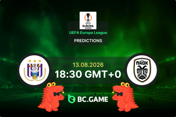 Anderlecht vs PAOK (3:2): Europa League Qualification 13/08/2026