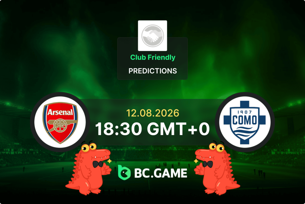 Match prediction for the Arsenal vs Como game at Club Friendly 2026.