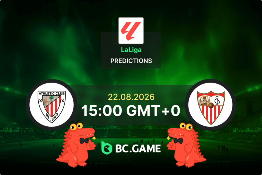 Athletic Club vs Sevilla prediction LaLiga Round 2 22/08/2026 match preview