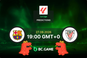 Barcelona vs Athletic Bilbao Prediction, Odds & Betting Tips – LaLiga Round 1 27/08/2026