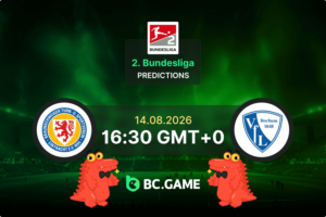 Eintracht Braunschweig vs VfL Bochum Prediction, Odds & Betting Tips – 2. Bundesliga 14/08/2026