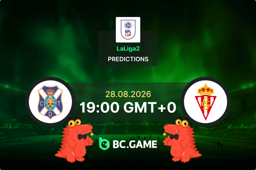 CD Tenerife vs Sporting Gijón prediction LaLiga 2 28 August 2026