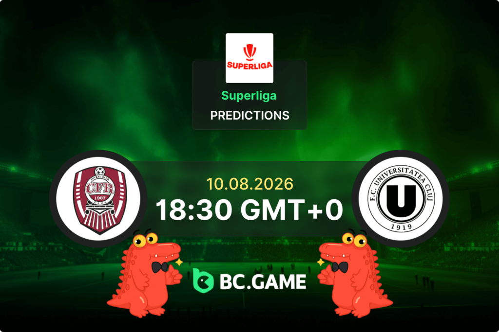 Match prediction for the CFR Cluj vs U. Cluj game at Superliga 2026.