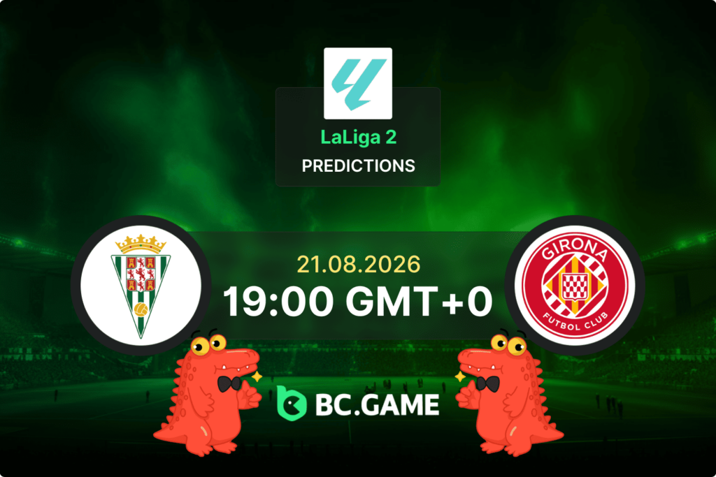 Match prediction for the Córdoba vs Girona FC game at LaLiga 2 2026.