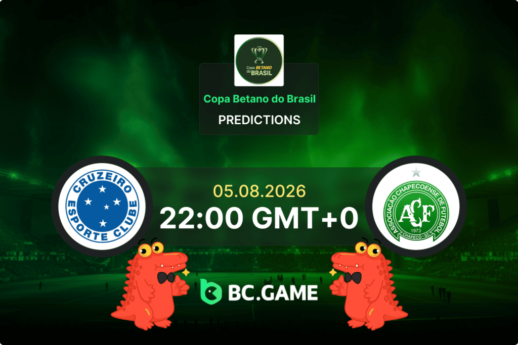 Cruzeiro vs Chapecoense Prediction, Odds & Betting Tips – Copa Betano do Brasil 05/08/2026