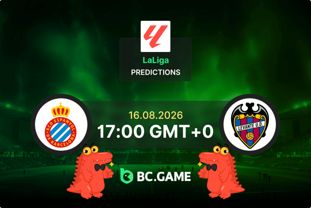 Match prediction for the Espanyol vs Levante game at LaLiga 2026.
