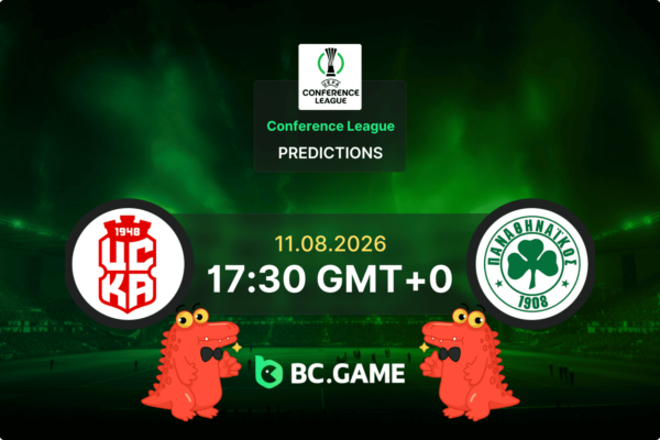 FC CSKA 1948 Sofia vs Panathinaikos FC (1:2): Conference League Qualification 11/08/2026