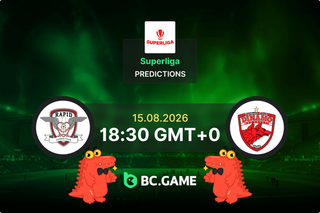Match prediction for the FC Rapid vs FC Dinamo game at Superliga 2026.