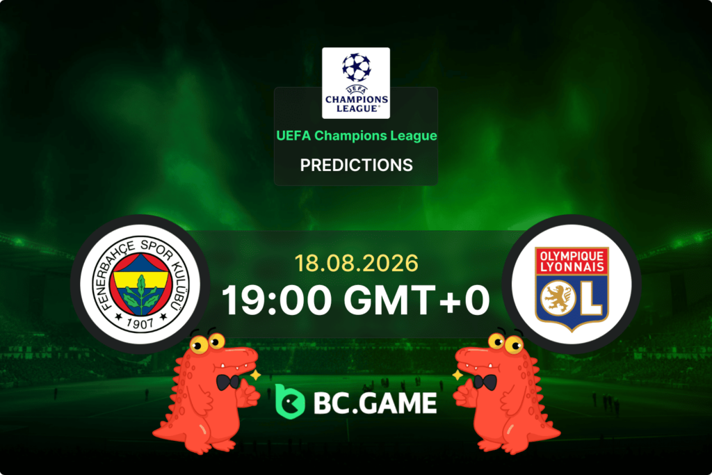 Match prediction for the Fenerbahçe vs Olympique Lyonnais game at UEFA Champions League Qualification 2026.