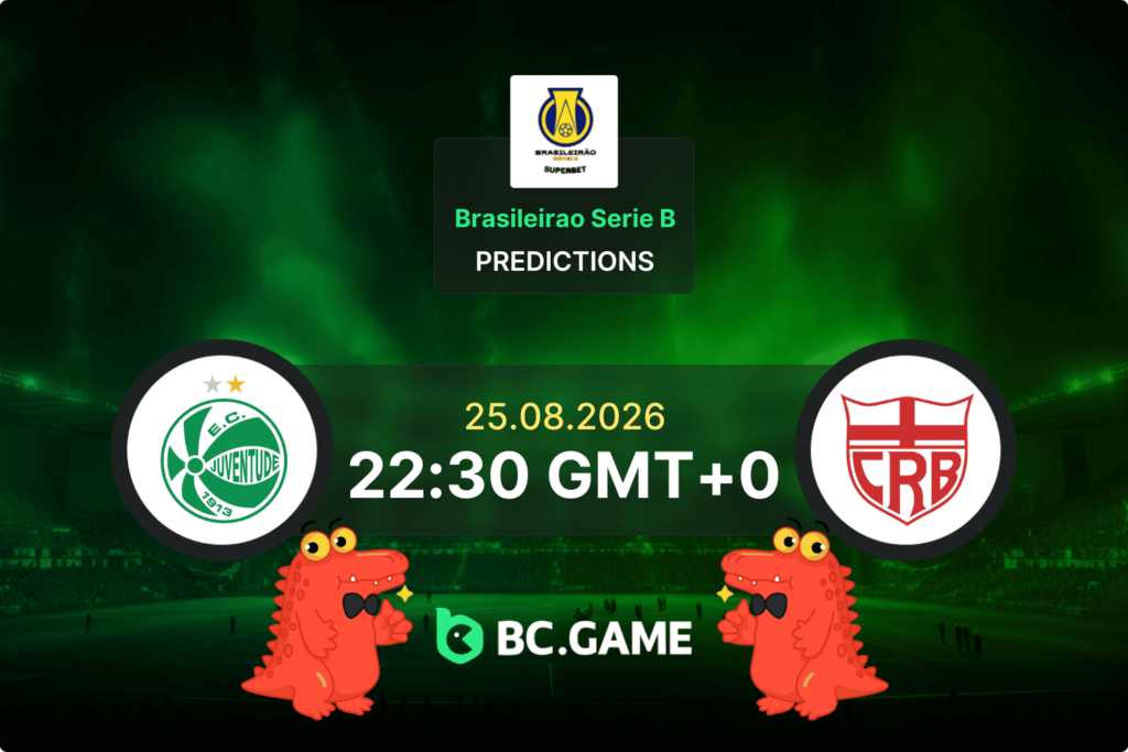Match prediction for the Juventude vs Clube de Regatas Brasil game at Brasileirão Série B Round 24 2026