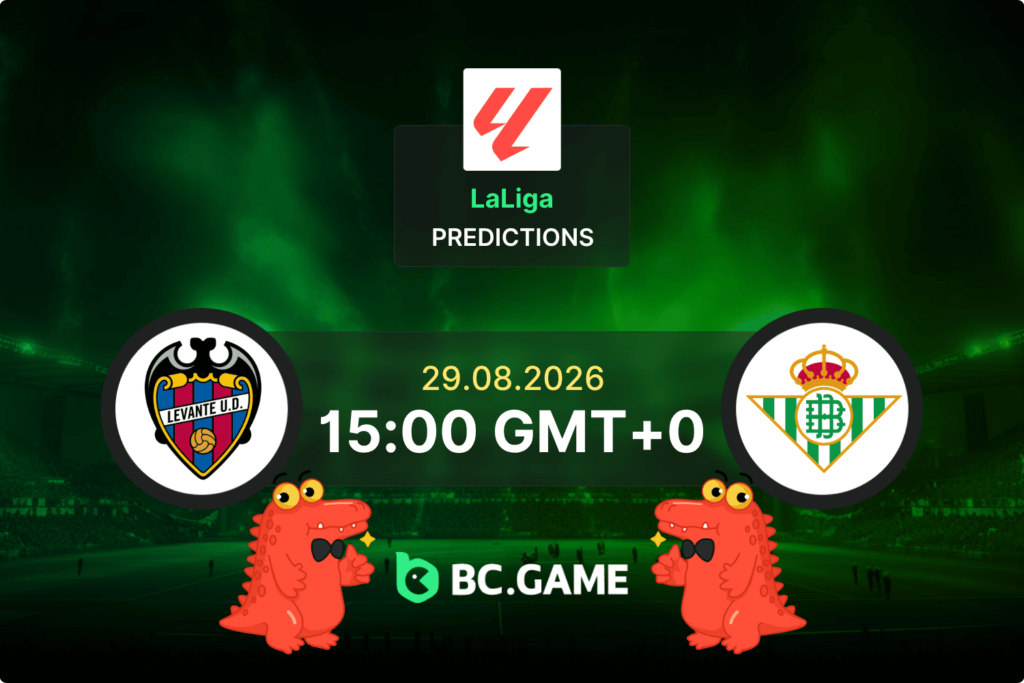 Match prediction for the Levante UD vs Real Betis game at LaLiga 2026.